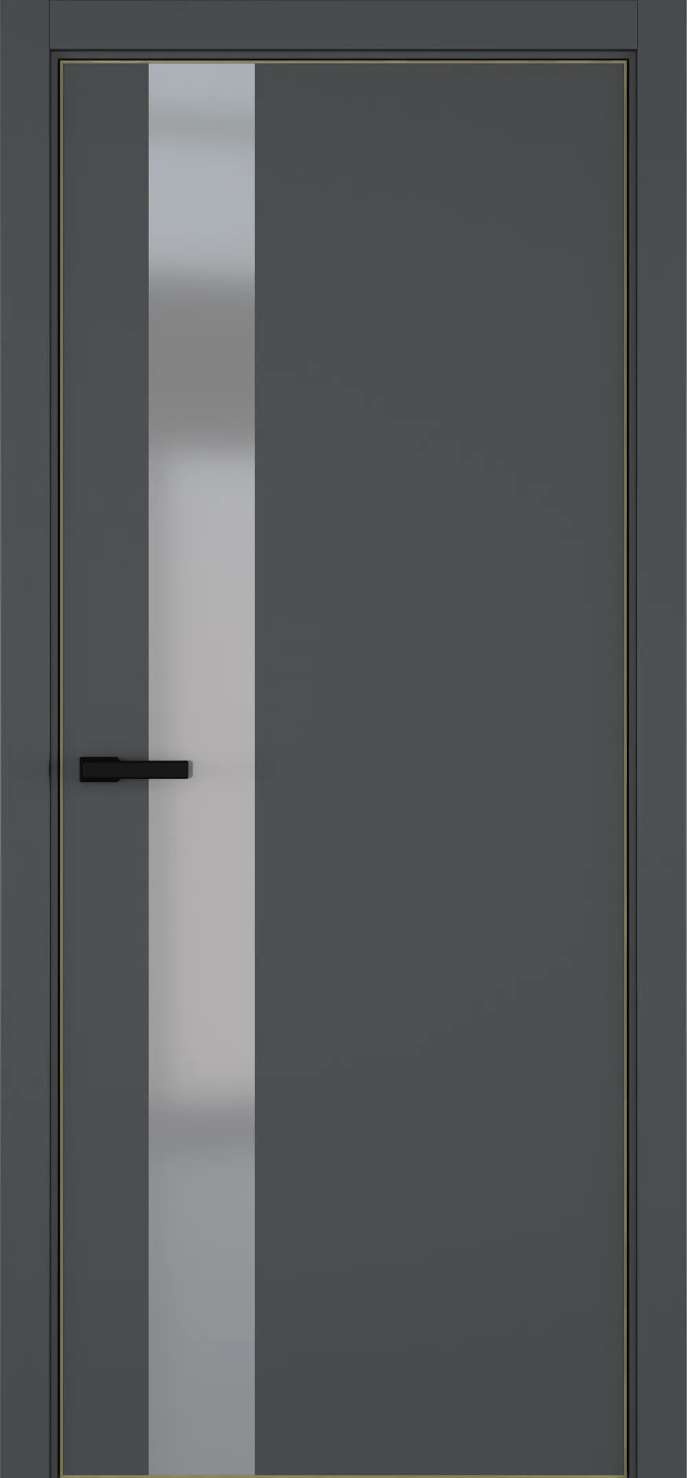 H3 ДО ART Lite серый мат. Темно-серая эмаль ALU Золотая с 4-х