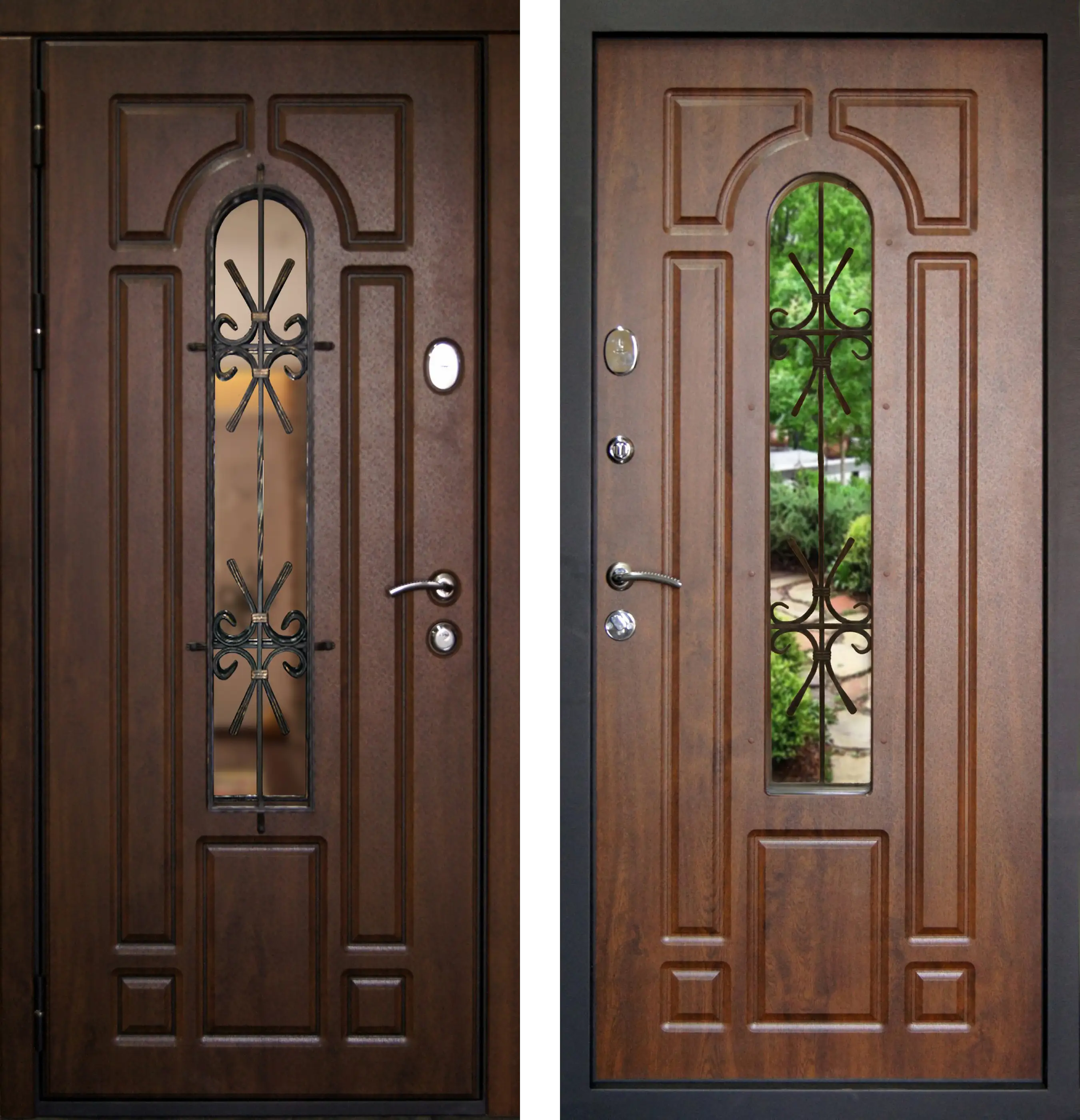 Бари NEW О-Е(окно) Дуб темный - О-Е(окно) Дуб темный