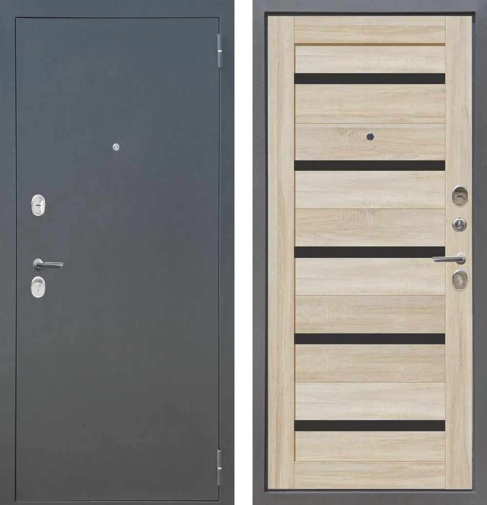 M4 ФЛ Букле графит - СБ-1 Дуб Сонома светлый