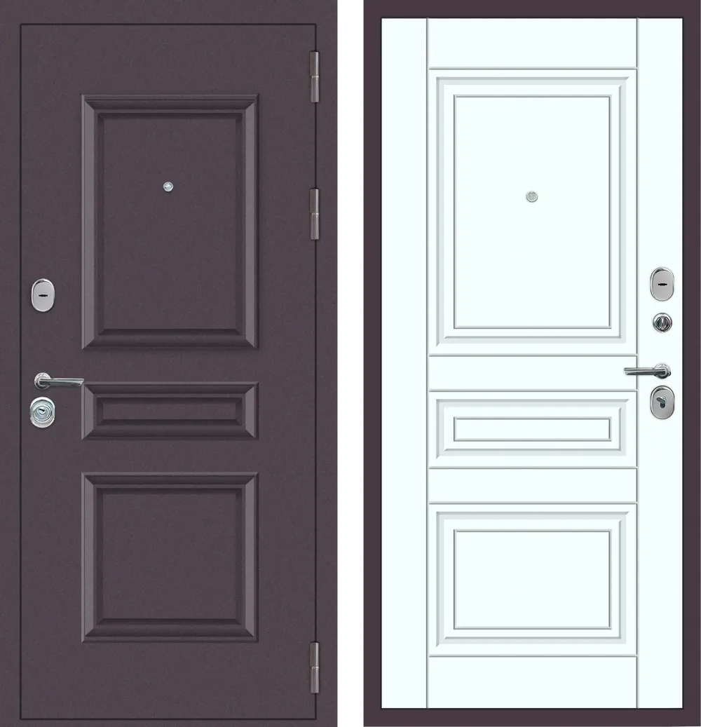 M53 с фрезеровкой Букле опал - ФЛ-10 Velluto Bianco AG 700