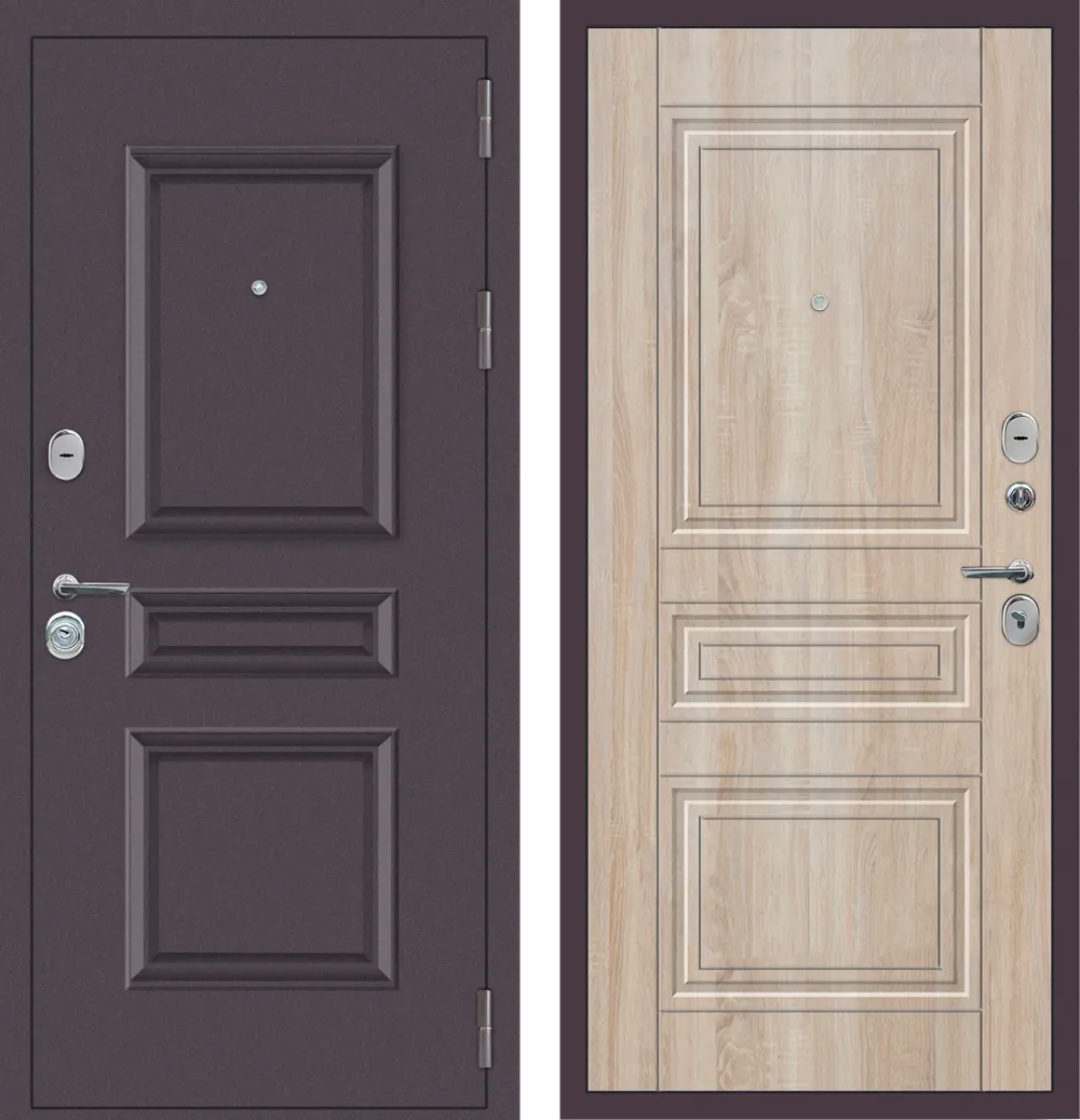 M53 с фрезеровкой Букле опал - ФЛ-10 Дуб Сонома светлый