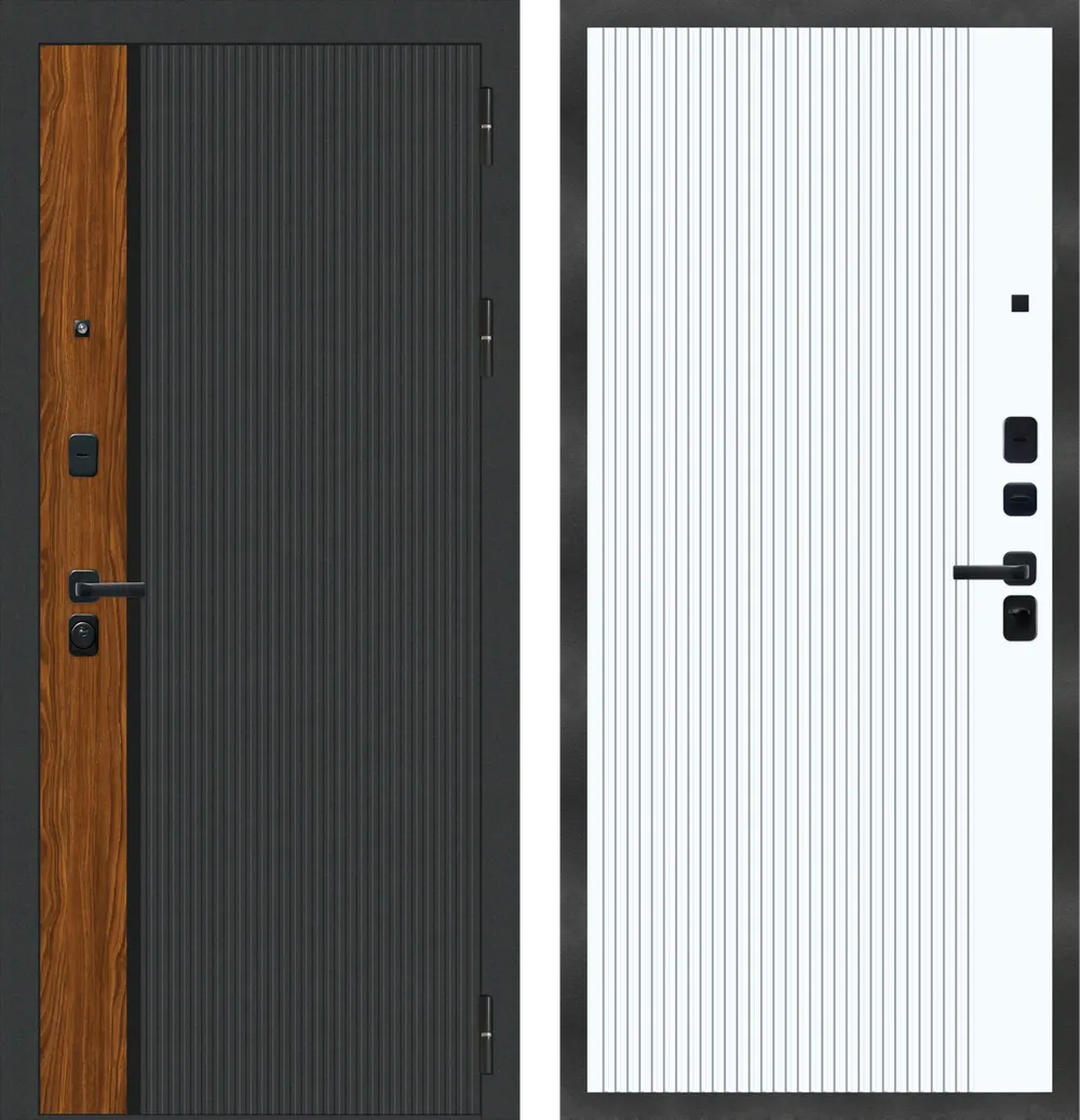 M14 ФЛП-18 Черная шагрень - ФЛ-14 Velluto Bianco AG 700