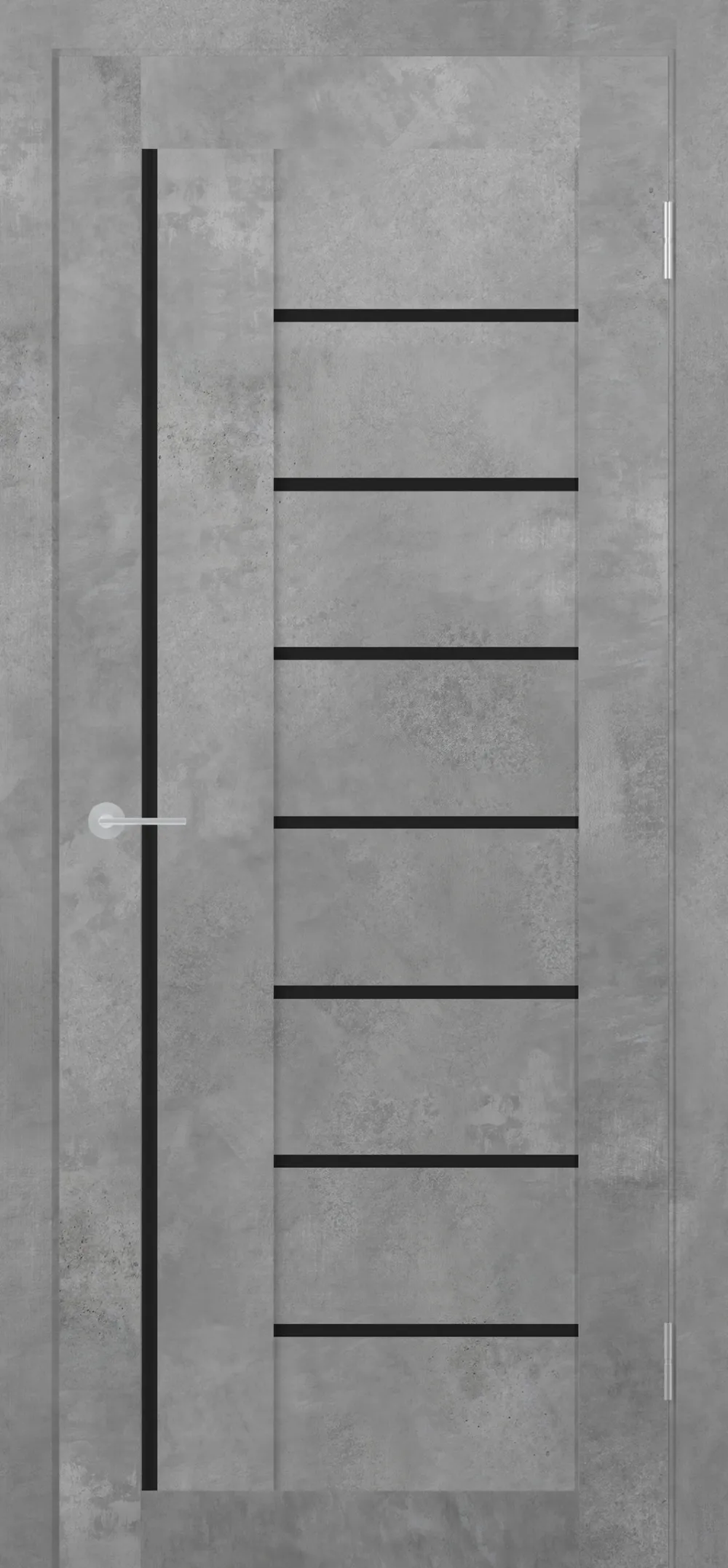 ST3 ДО черный лак Бетон светлый