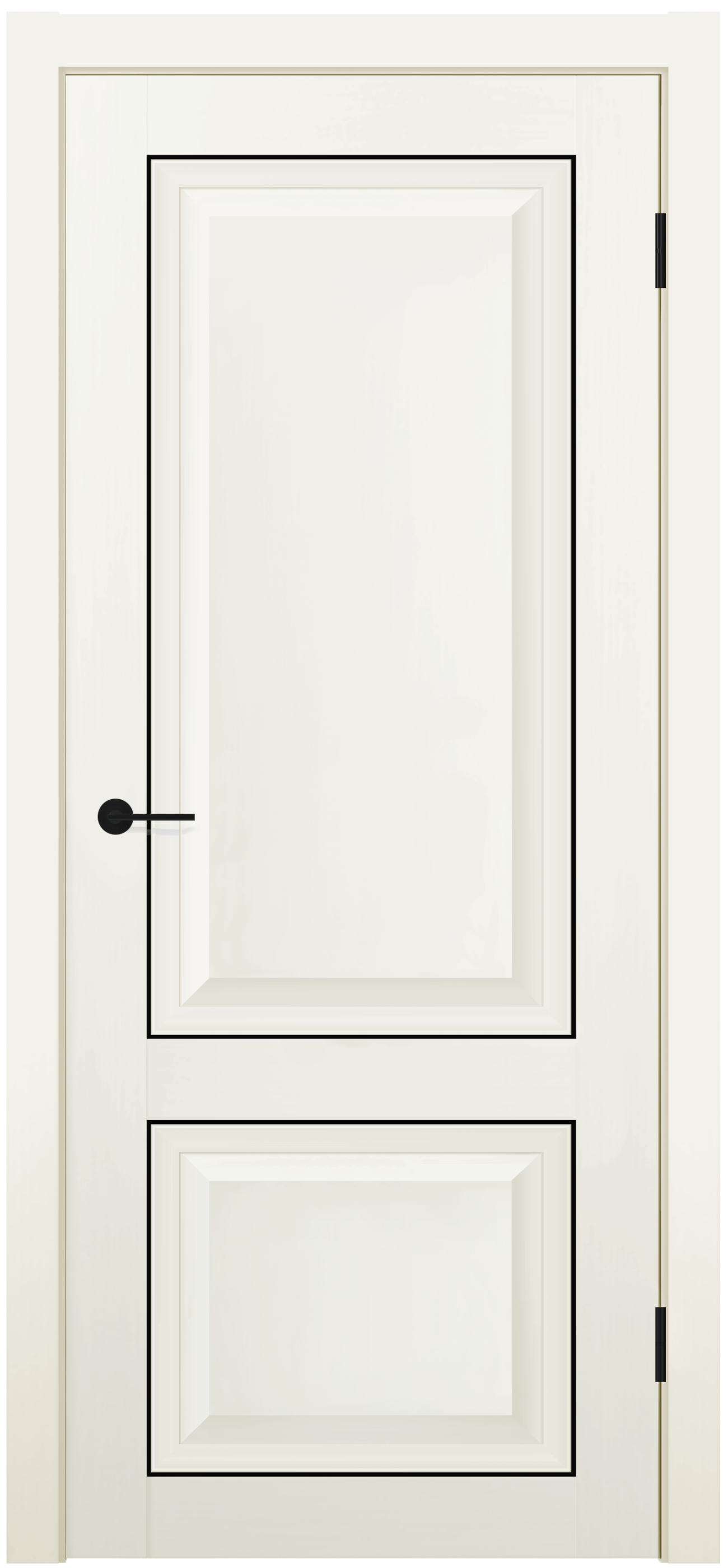 KX 72 ДГ Ваниль полипропилен Молдинг Черный