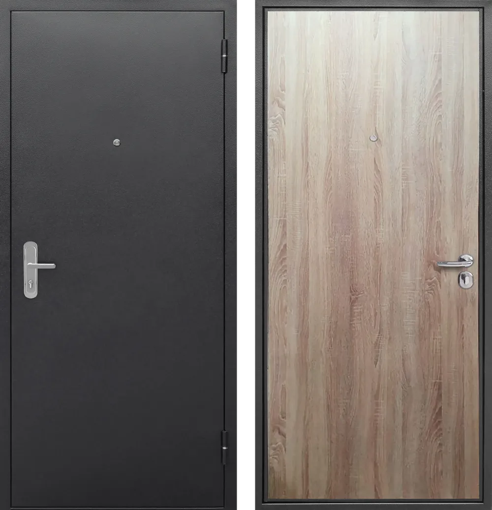 Стройгост 5 Серебро Серебро антик - Дуб сонома