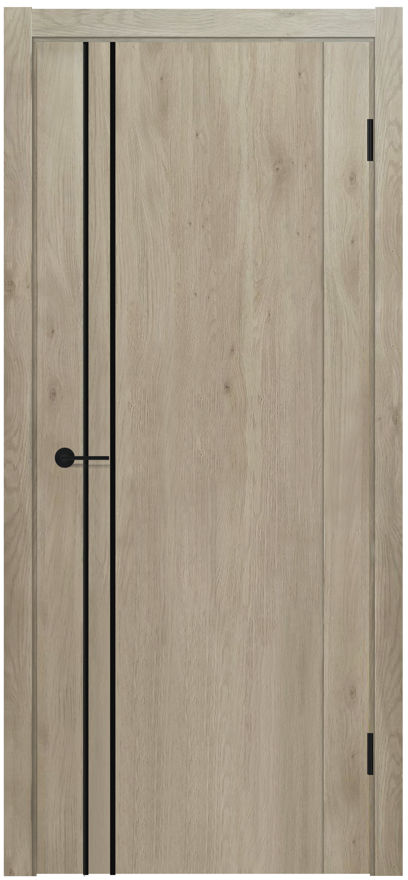 MX 5 ДГ Дуб вайт Молдинг Черный