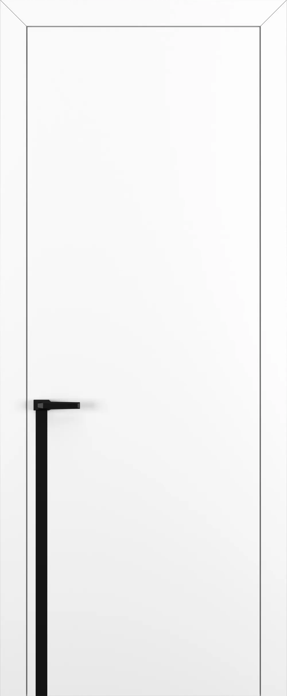 Квалитет К21 Белый матовый ABS молдинг черный (Mb)