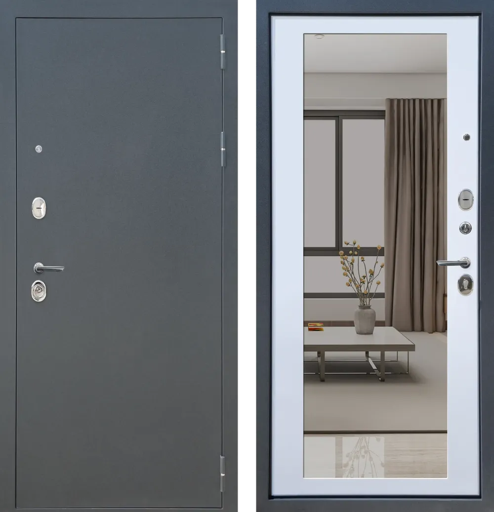 M5 ФЛ Букле графит - ФЛЗ-21 Velluto Bianco AG 700