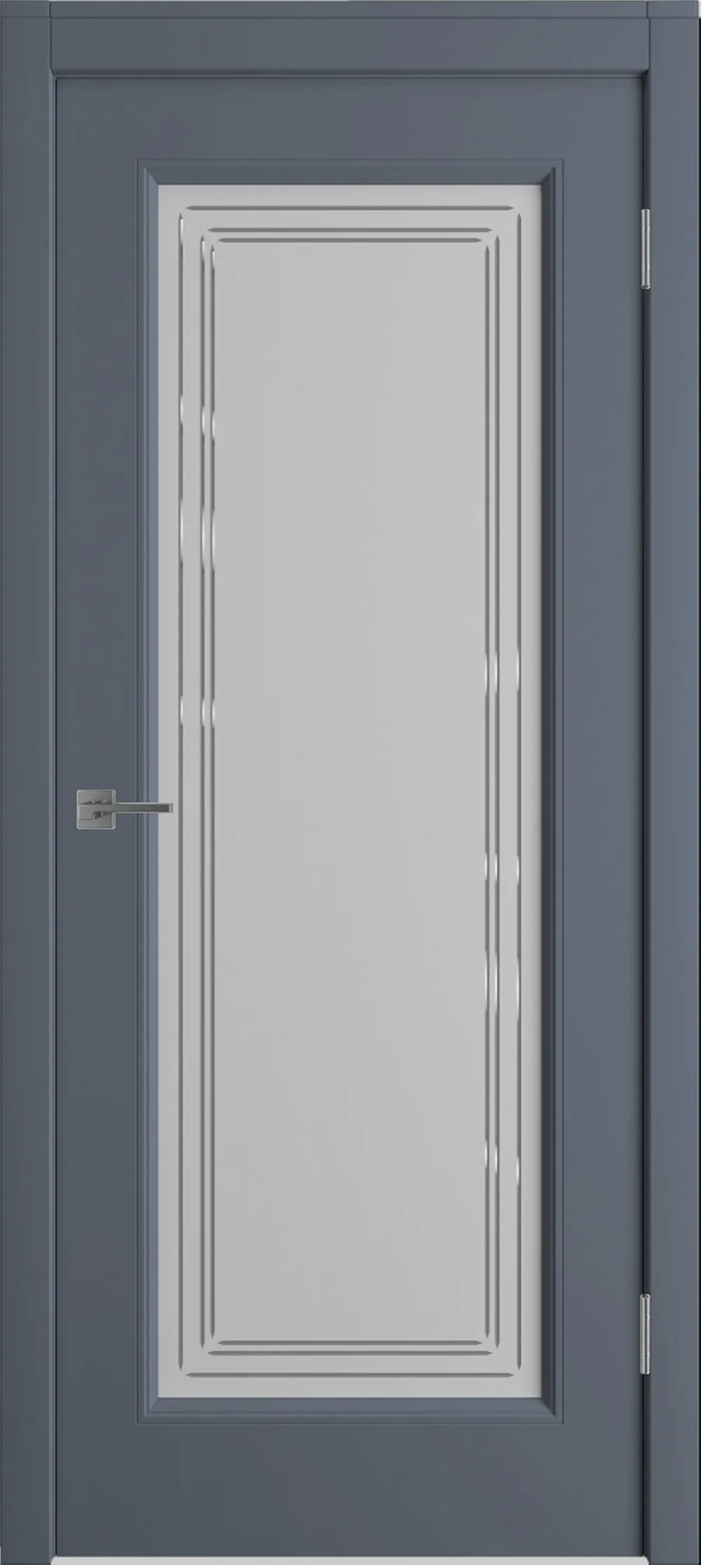 Беатрис 1 ДО мателюкс матовое с гравировкой Графит эмаль