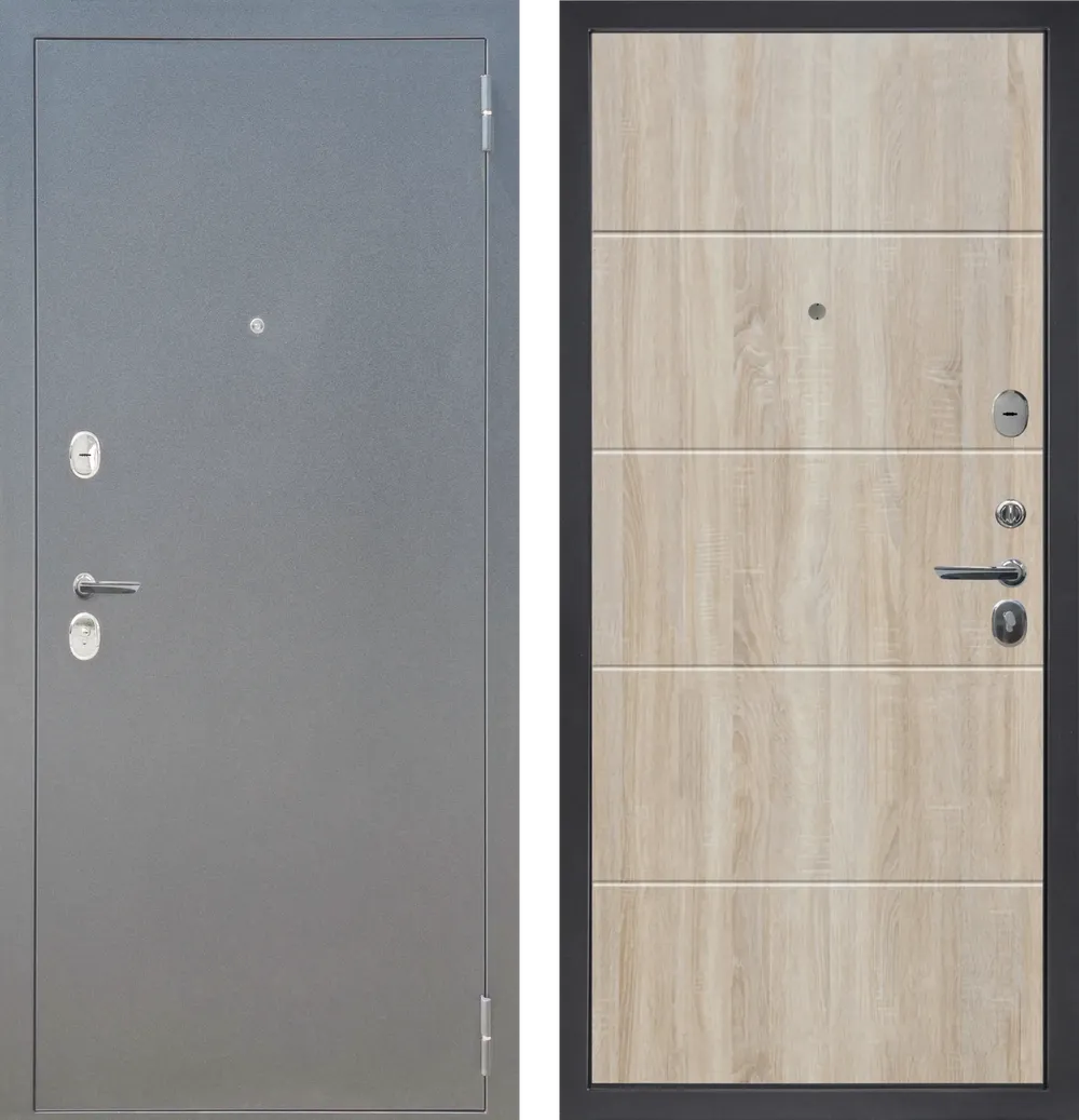 M28 металл Букле графит - ФЛ-22 Дуб Сонома светлый