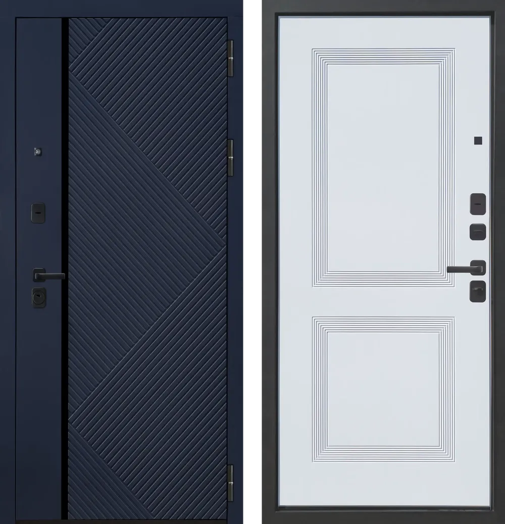 M19 ФЛП-37 Темно-Синий софт - ФЛ-38 Velluto Bianco AG 700