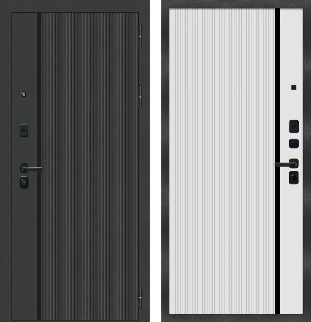 M9 ФЛП-39 Черная шагрень - ФЛП-39 Velluto Bianco AG 700