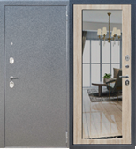 M29 металл Букле графит - ФЛЗ-21 Дуб Сонома светлый