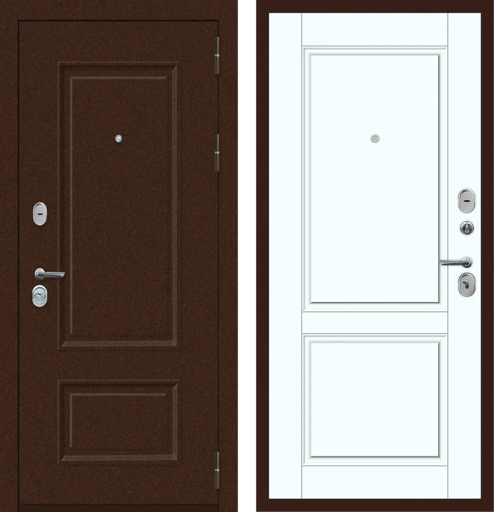 M71 с фрезеровкой Муар 8019 - ФЛ-30 Velluto Bianco AG 700