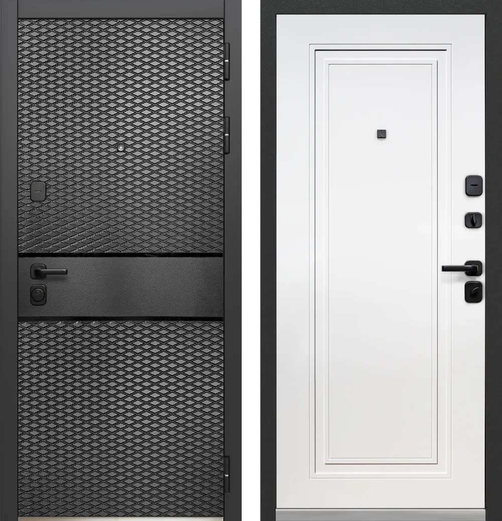 Luxor Карбон Черный карбон - Эмалит белый