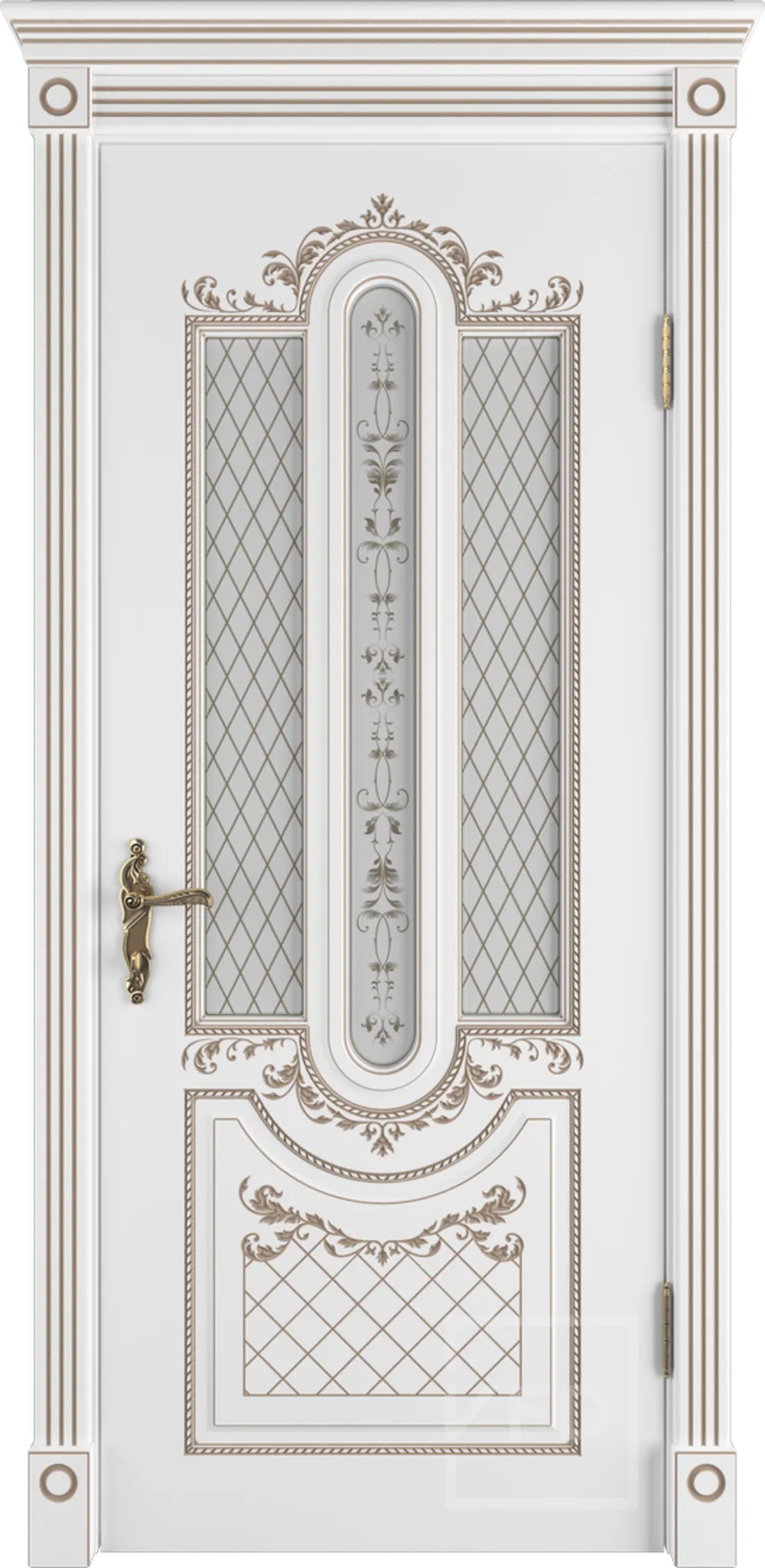 Александрия ДО 3D Art Cloud Белая эмаль пат. капучино PC