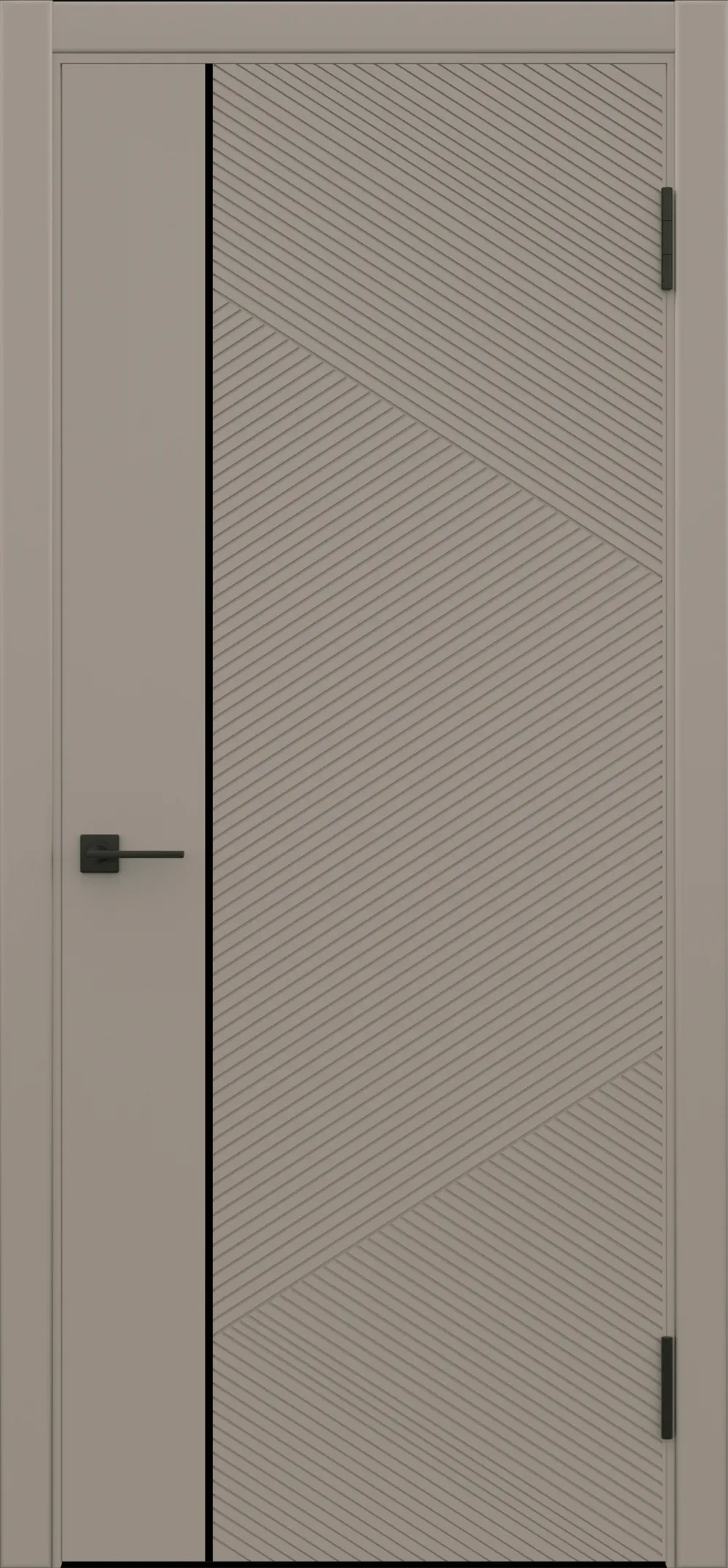 PM 6 ДГ Крим ABS черная с 2-х сторон молдинг Черный