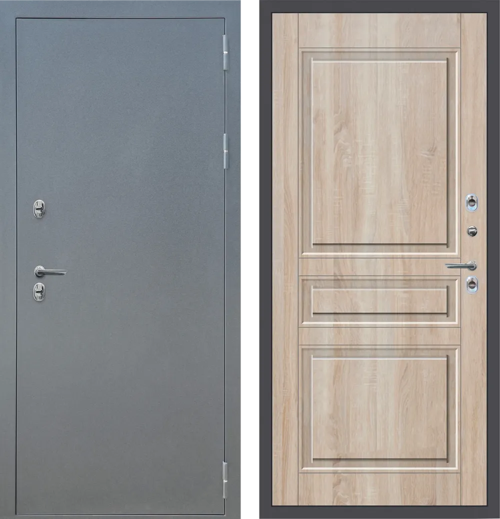 M20 ТЕРМО ФЛ Букле графит - ФЛТ-2 Дуб Сонома светлый