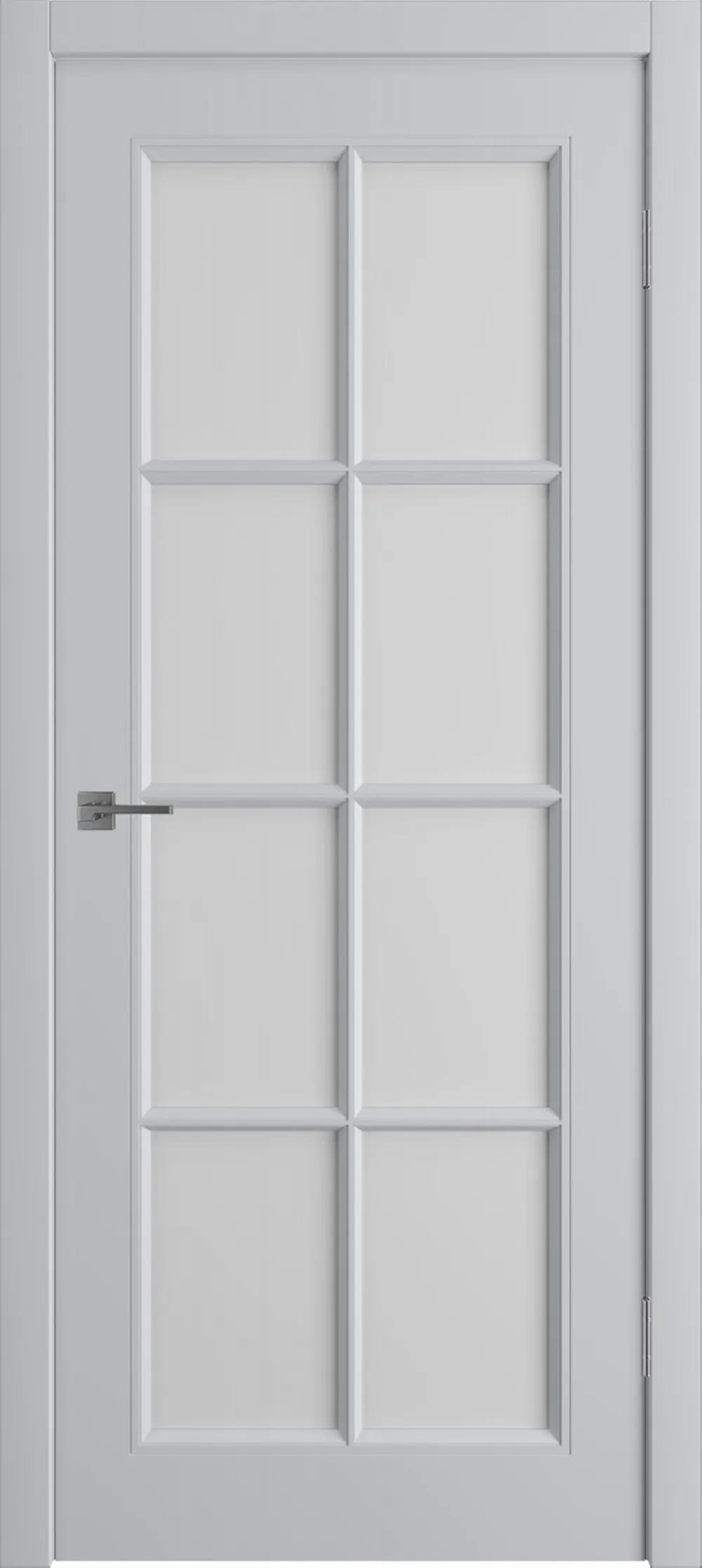 Моника 1 ДО мателюкс Светло-серая эмаль