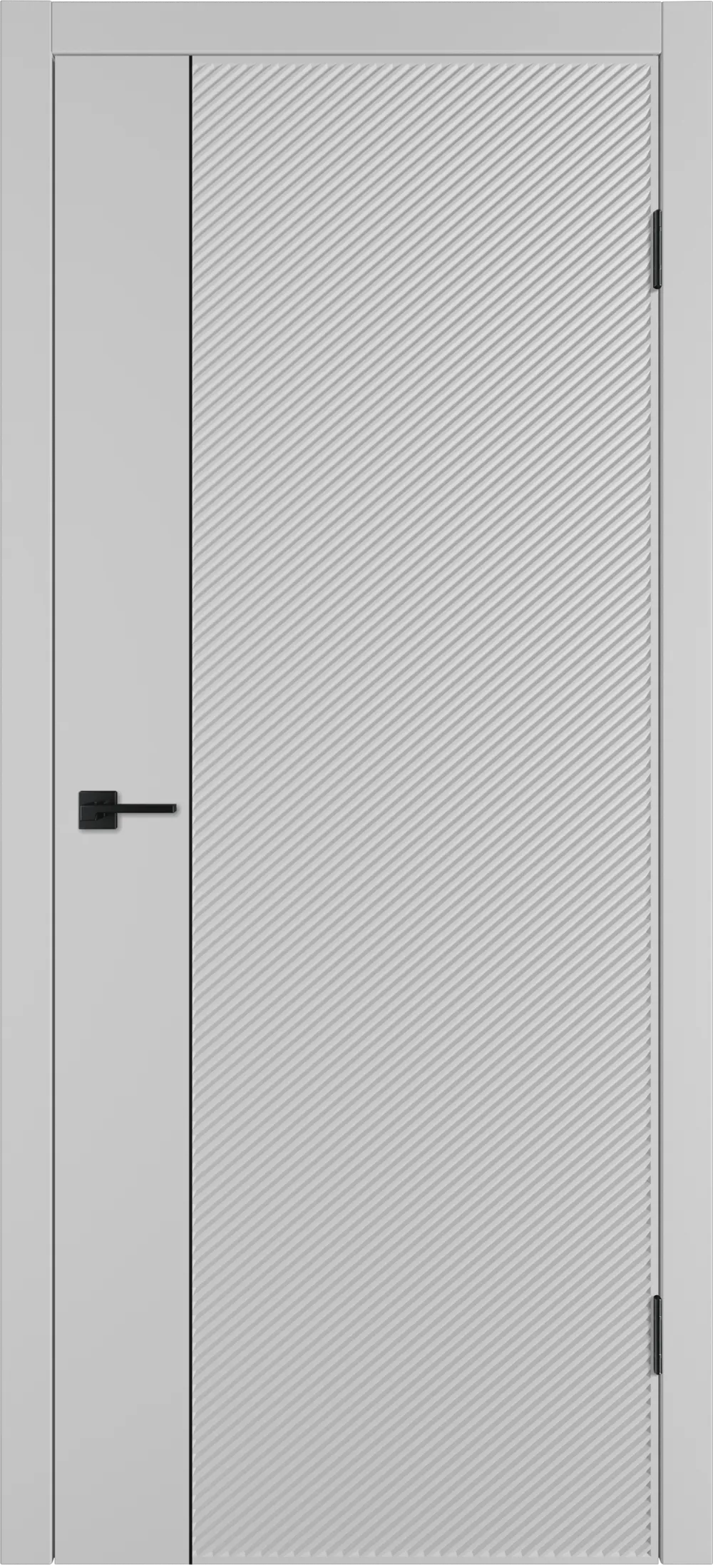 Linea DR1 ДГ Серебро эмаль Молдинг Черный