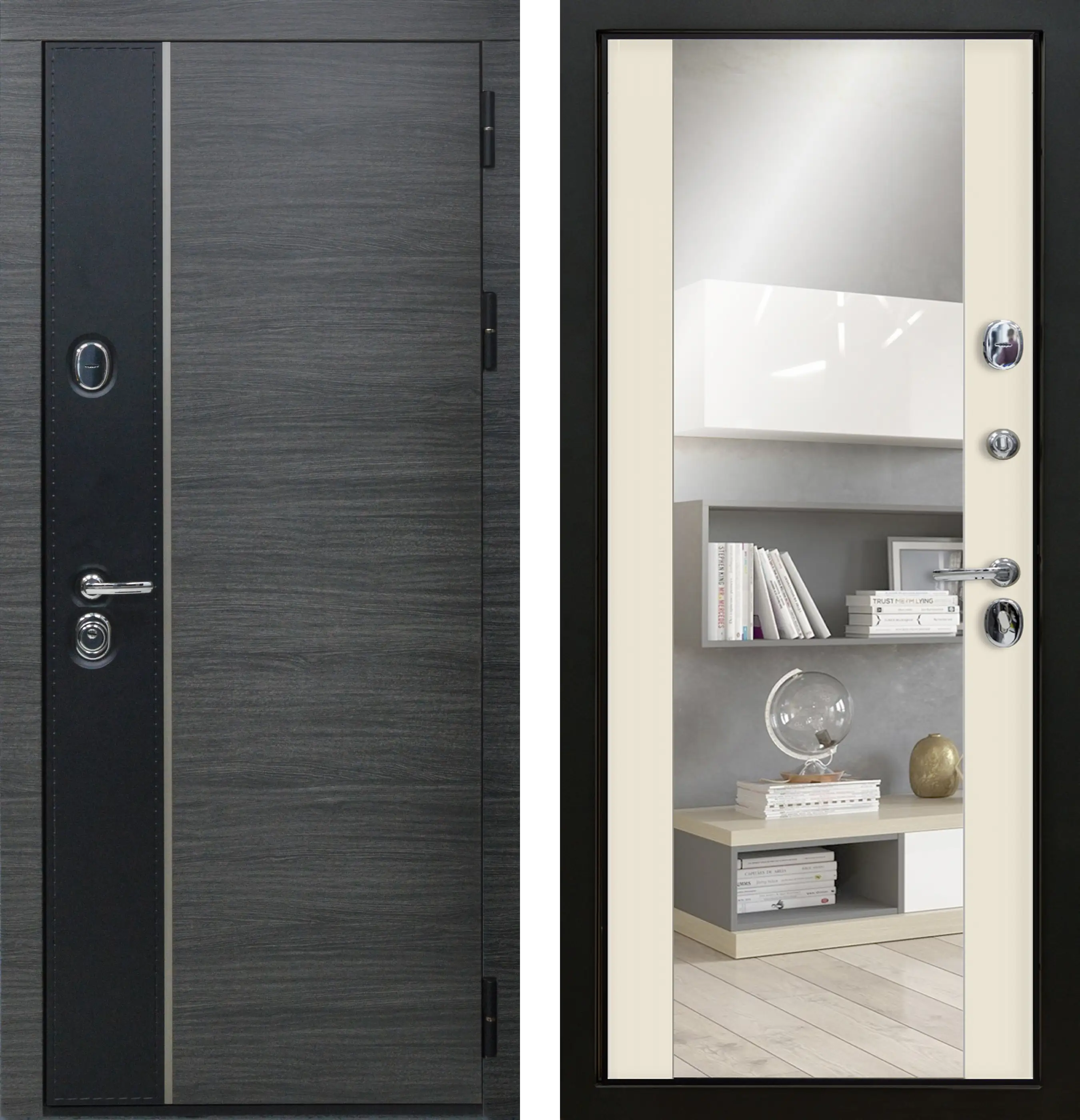 Стило ЮР9 Венге серый - ЮР10 RAL 9001