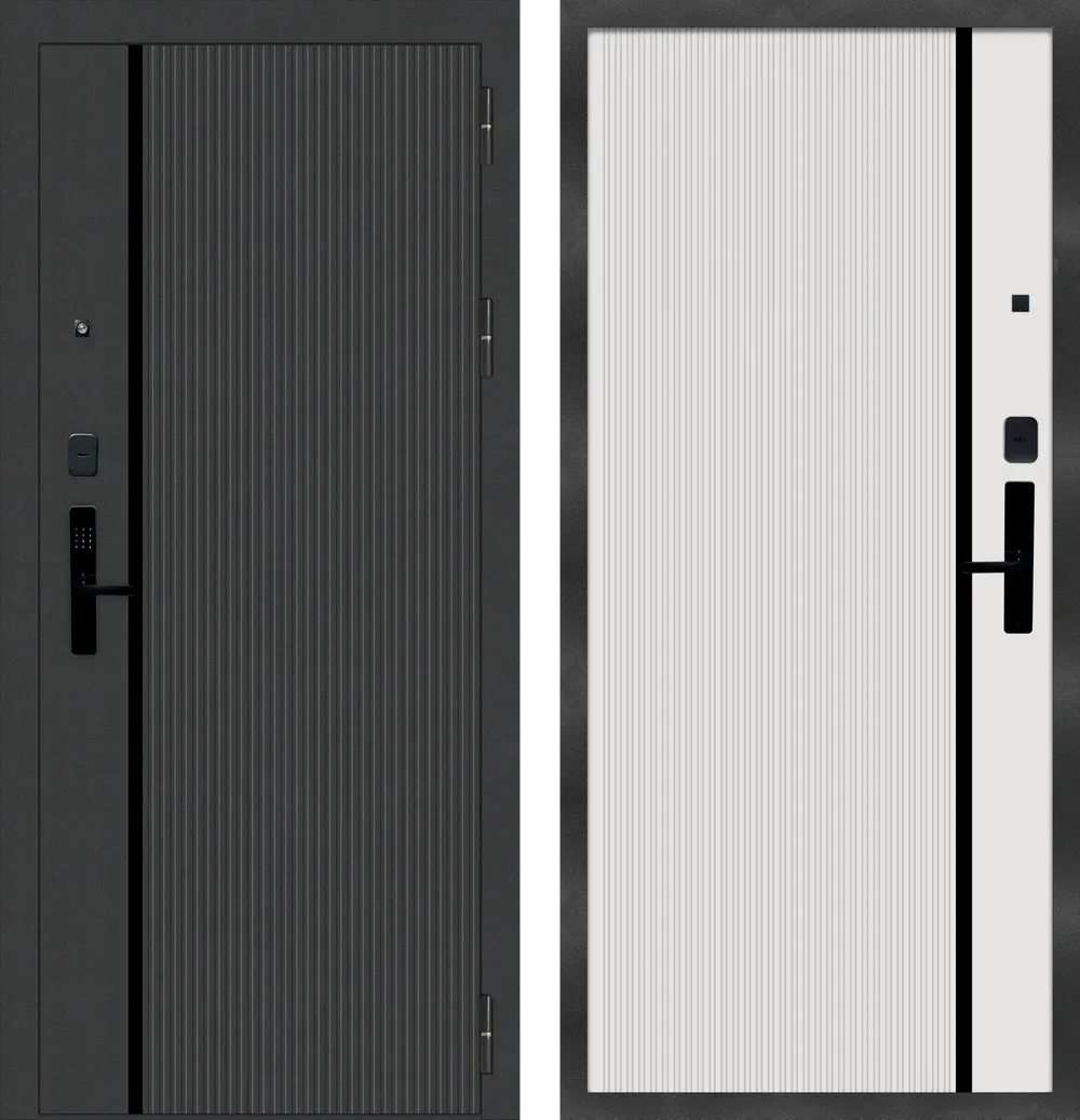 M9 S-11 ФЛП-39 Черная шагрень - ФЛП-39 Velluto Bianco AG 700