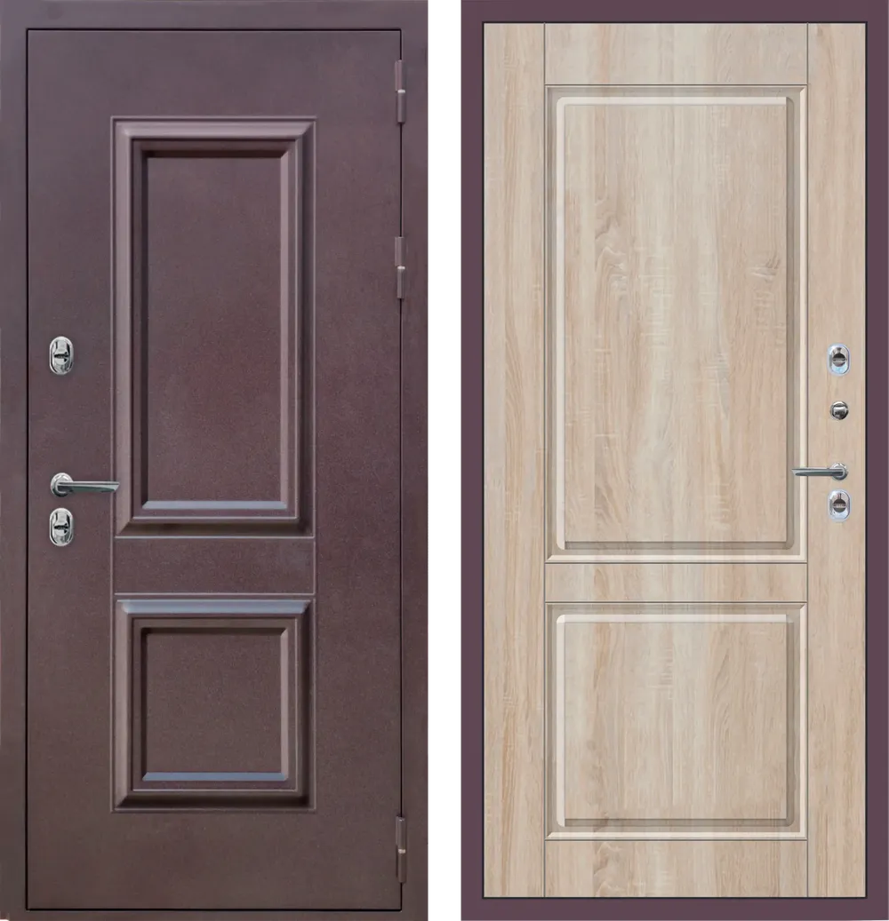 M61 ТЕРМО штамп 2 квадрата Букле опал - ФЛТ-7 Дуб Сонома светлый