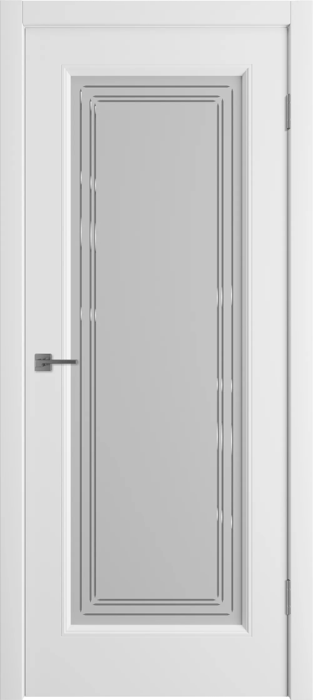 Беатрис 1 ДО мателюкс матовое с гравировкой Белая эмаль