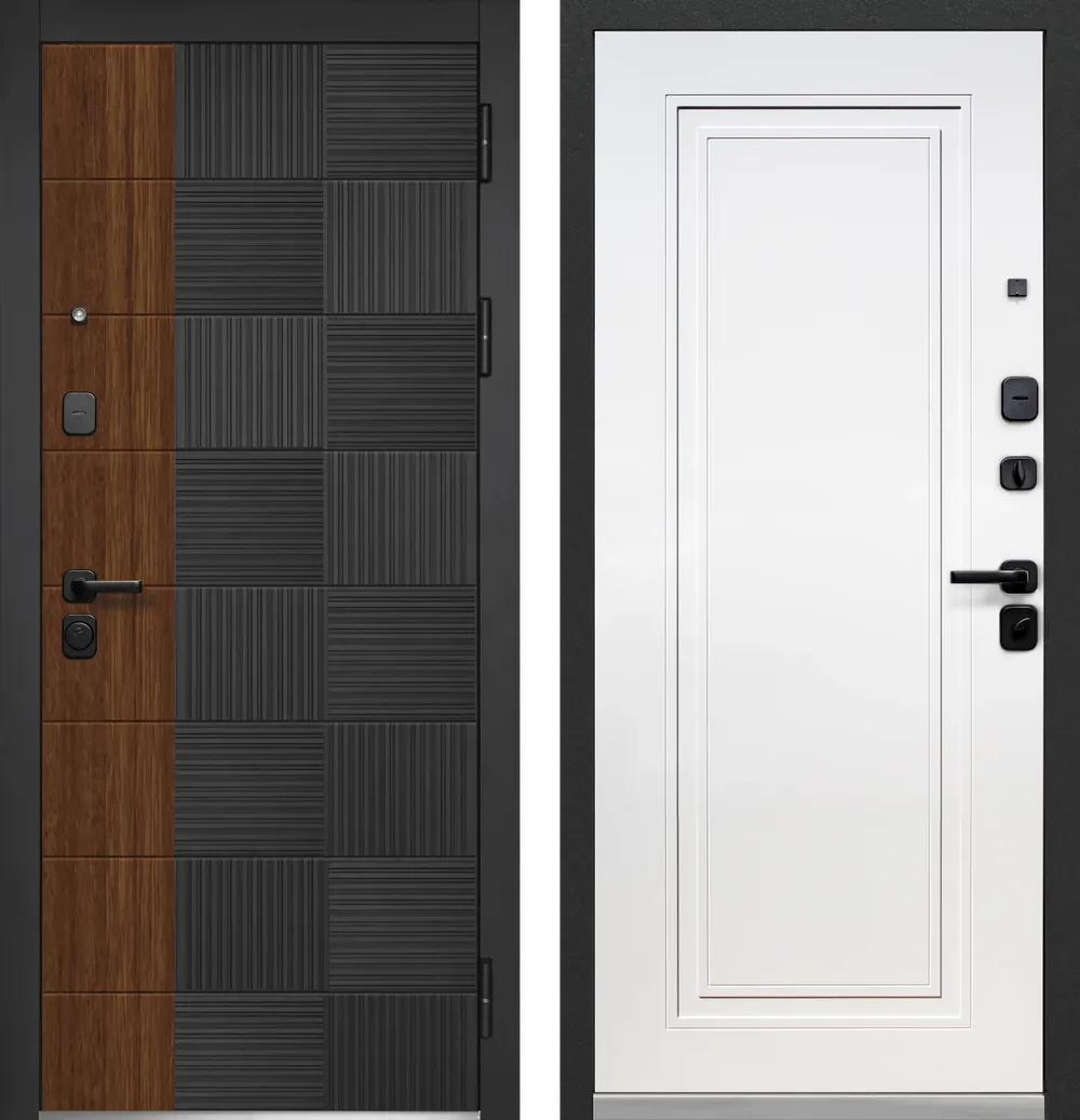 Luxor Квадрат Нео Антрацит софт - Эмалит белый