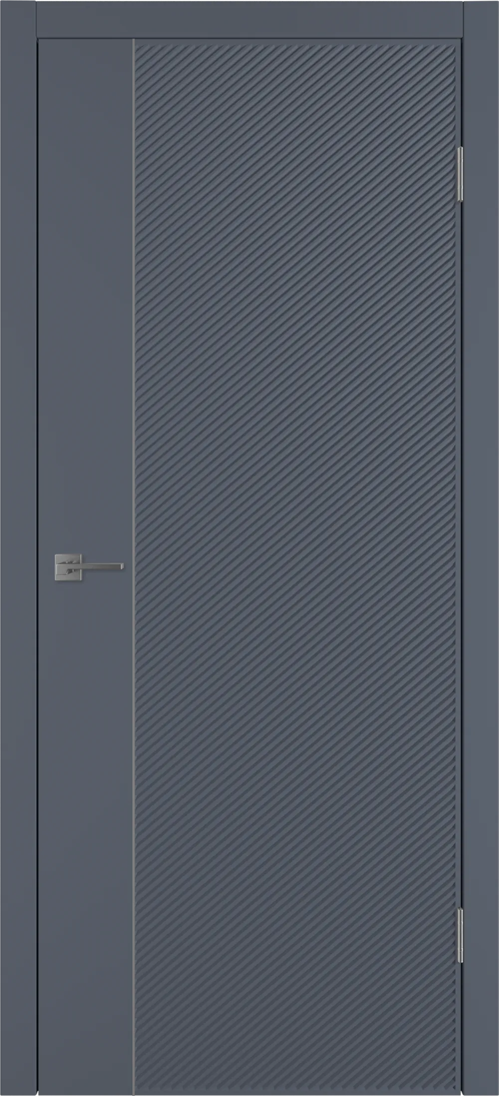 Linea DR1 ДГ Графит эмаль Молдинг Серебро