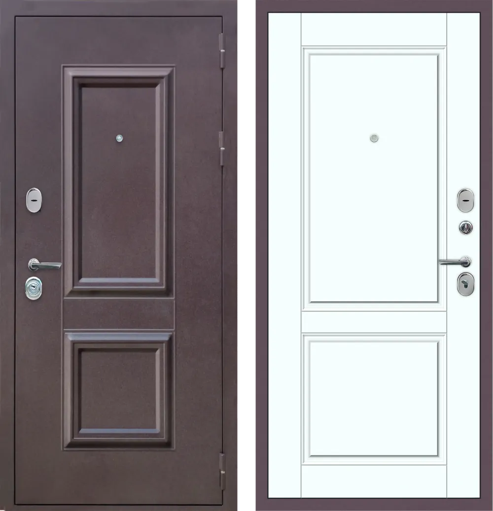 M51 с фрезеровкой Букле опал - ФЛ-30 Velluto Bianco AG 700