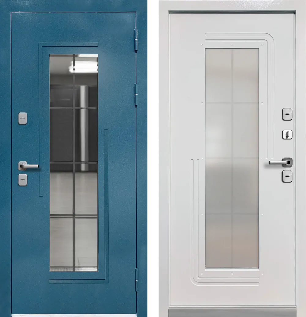 Luxor Termo 7 Муар синий - Эмалит белый