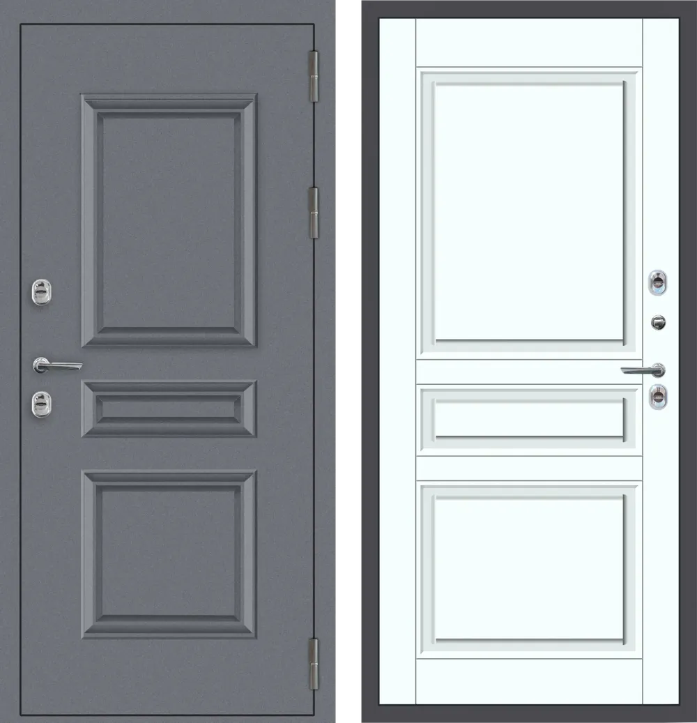 M62 ТЕРМО штамп 3 квадрата Букле графит - ФЛТ-2 Velluto Bianco AG 700