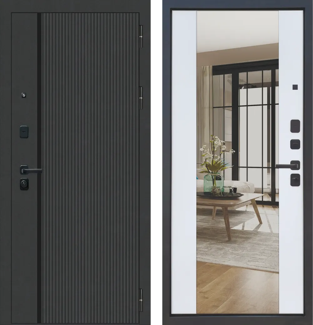 M10 ФЛП-39 Черная шагрень - ФЛЗ-32 Velluto Bianco AG 700