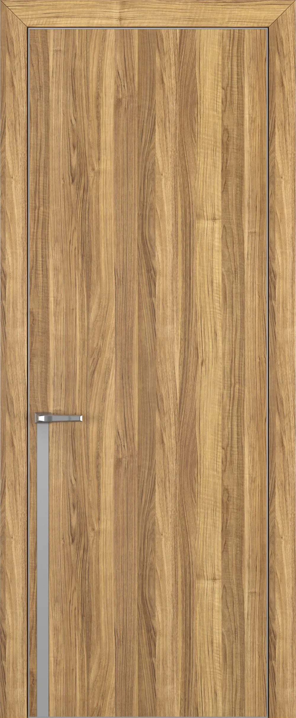 Квалитет К21 Орех грецкий ALU Серая с 4-х молдинг серебро (Mh)