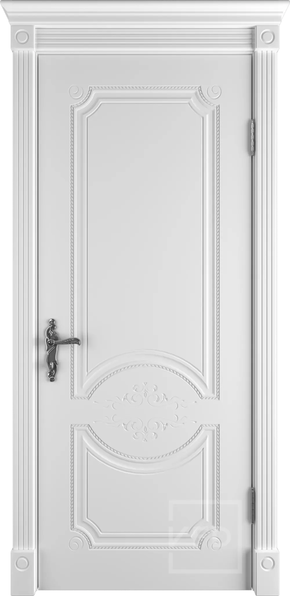 Милана эст. ДГ 3D Белая эмаль