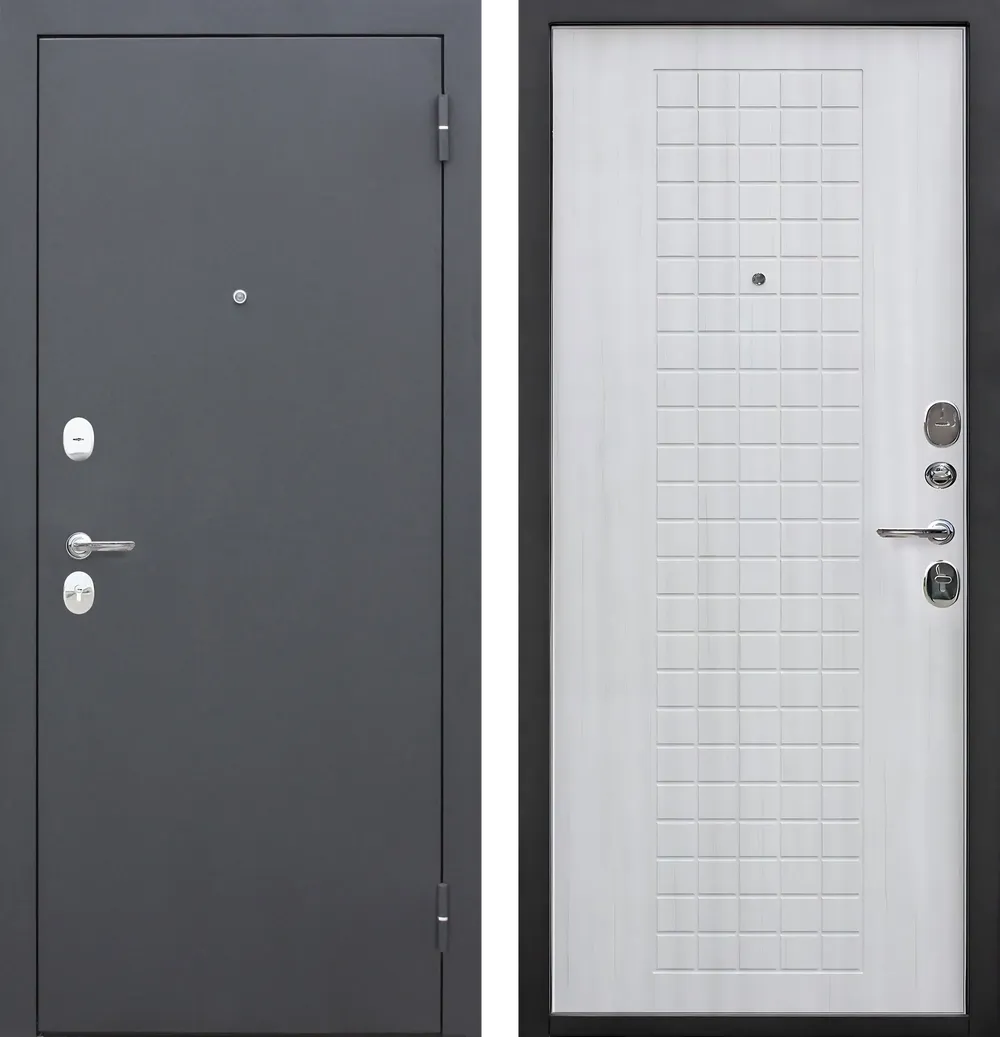 Гарда муар 8 мм Черный муар - Белый ясень