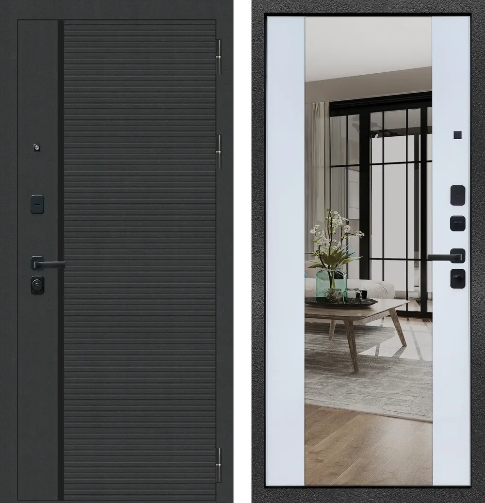 M103 ФЛП-19 Черная шагрень - ФЛЗ-32 Velluto Bianco AG 700