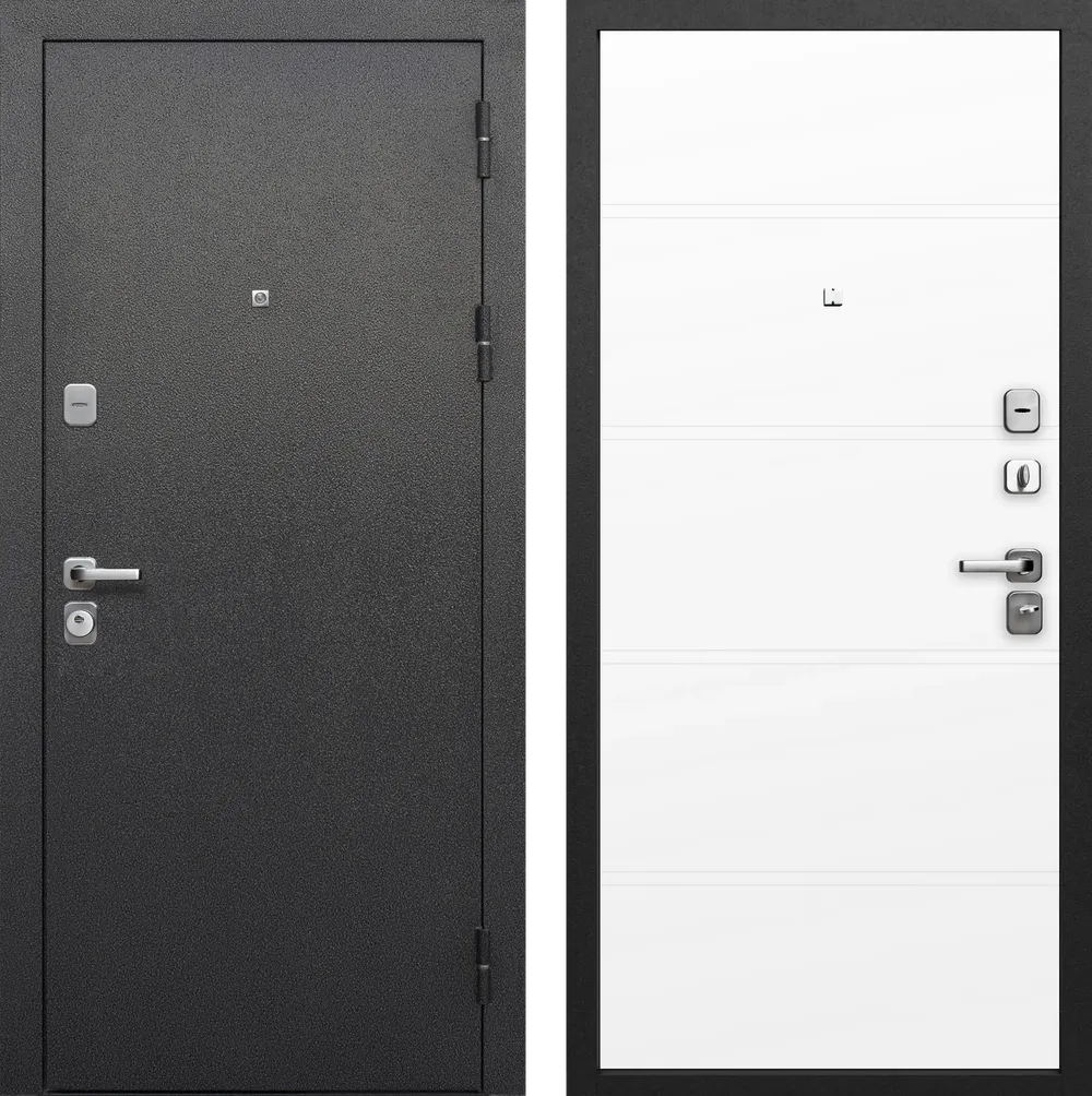 Гарда 9 Серебро Эмалит белый Антик серебро - Эмалит белый