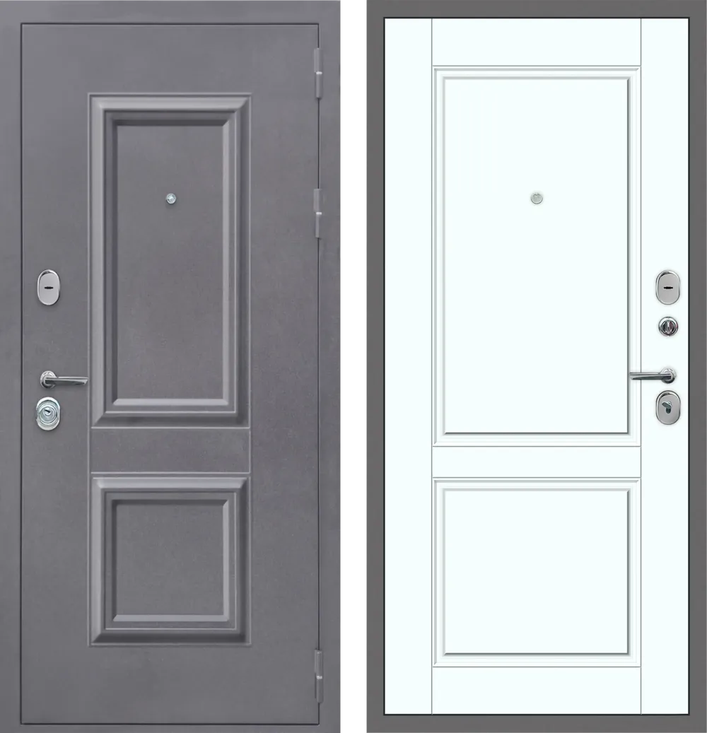 M50 штамп 2 квадрата Букле графит - ФЛ-30 Velluto Bianco AG 700