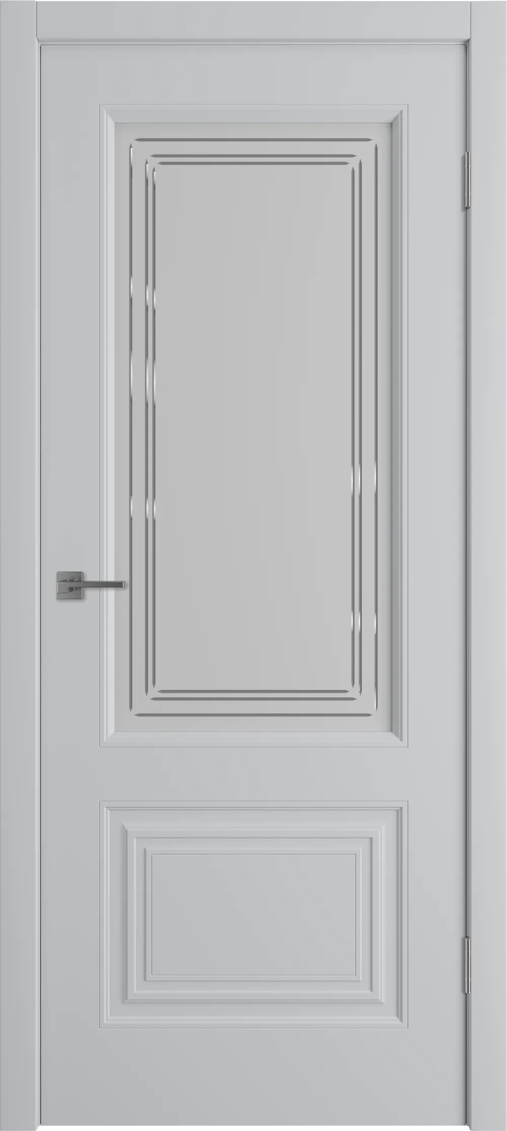 Беатрис 2 ДО мателюкс матовое с гравировкой Светло-серая эмаль