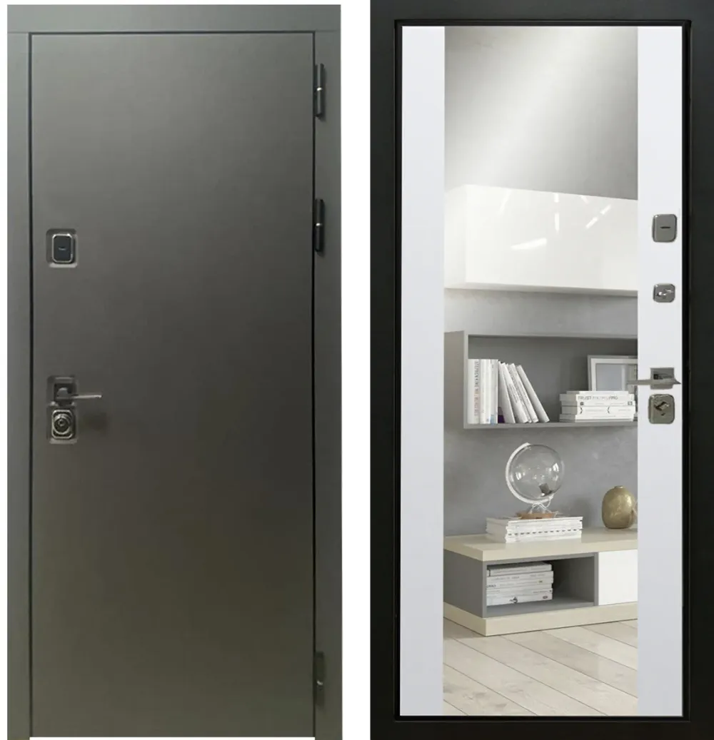 Стило 2 3К90 Без фрезеровки Лофт графит - ЮР10 ZB Белый