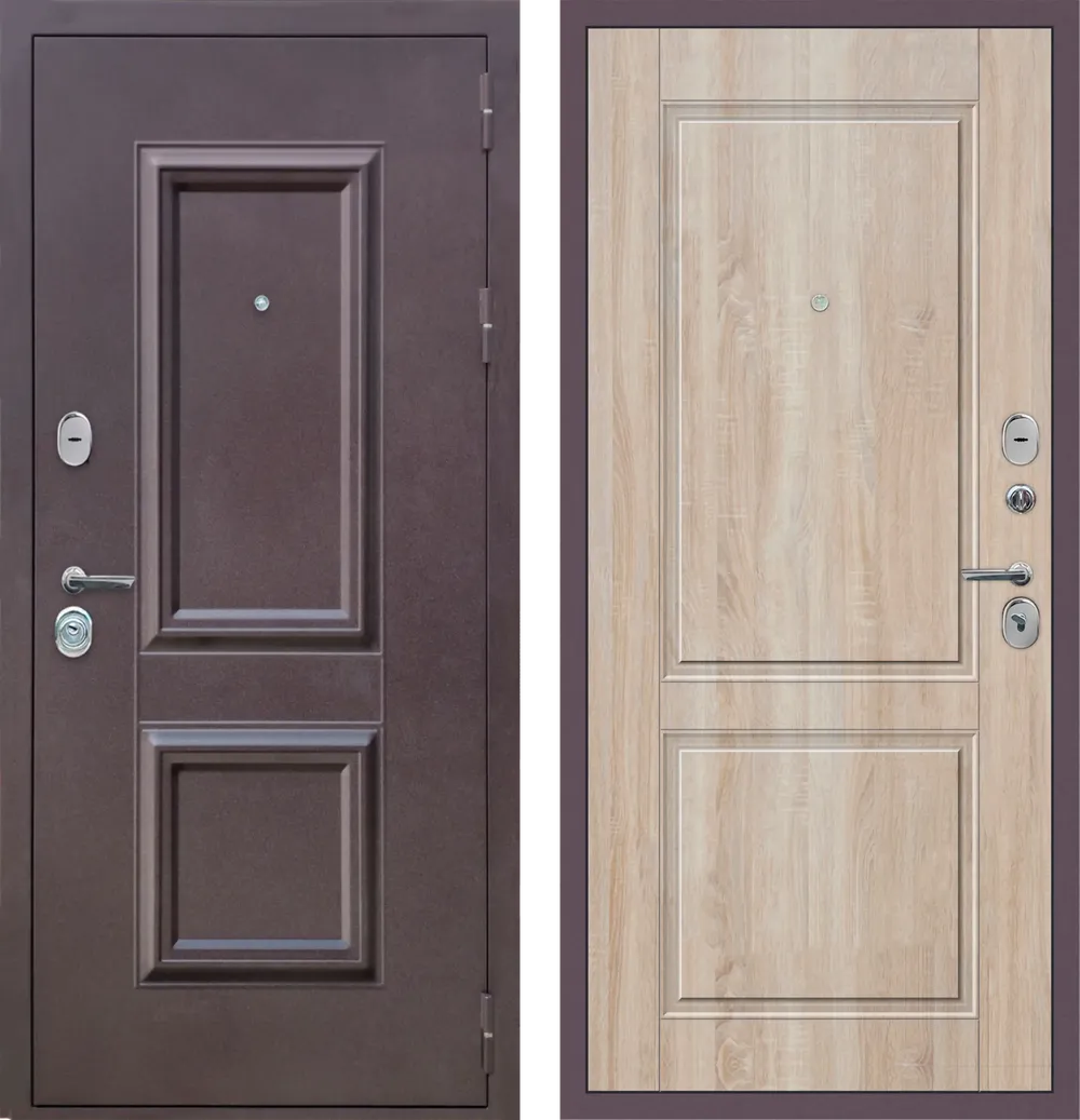 M51 с фрезеровкой Букле опал - ФЛ-30 Дуб Сонома светлый