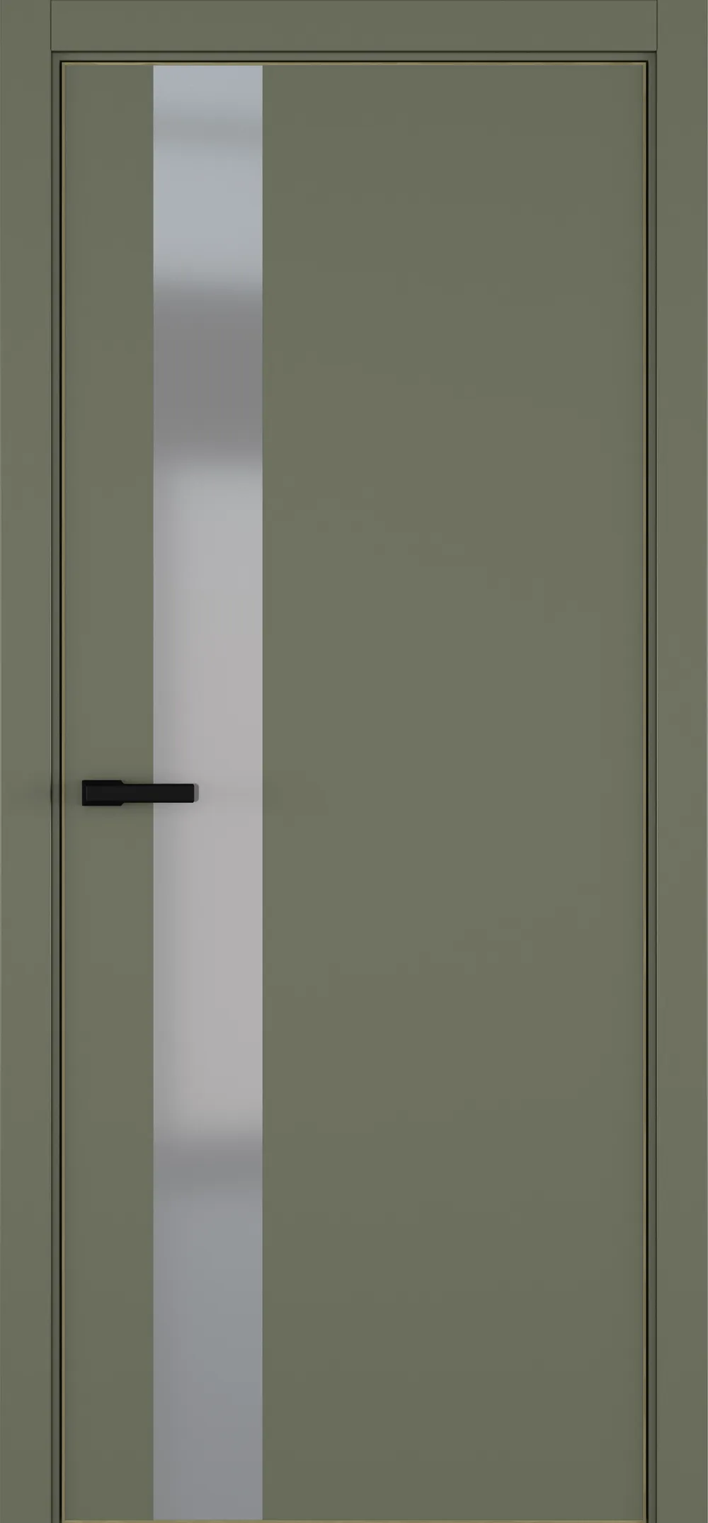 H3 ДО ART Lite серый мат. Оливковая эмаль ALU Золотая с 4-х