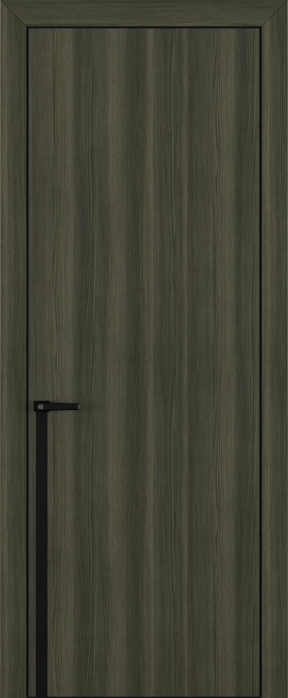 Квалитет К21 Дуб темный ALU Черная с 4-х молдинг черный (Mb)